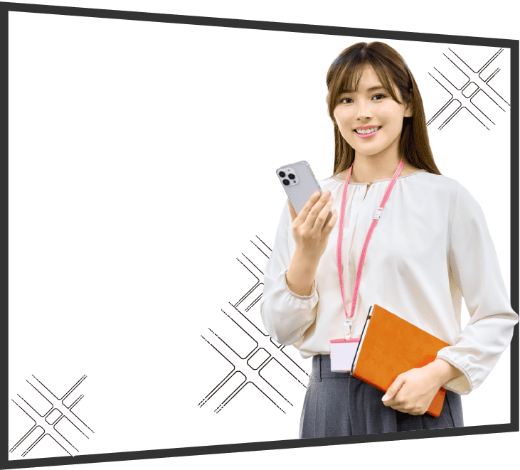 応募が増えて喜んでいる女性